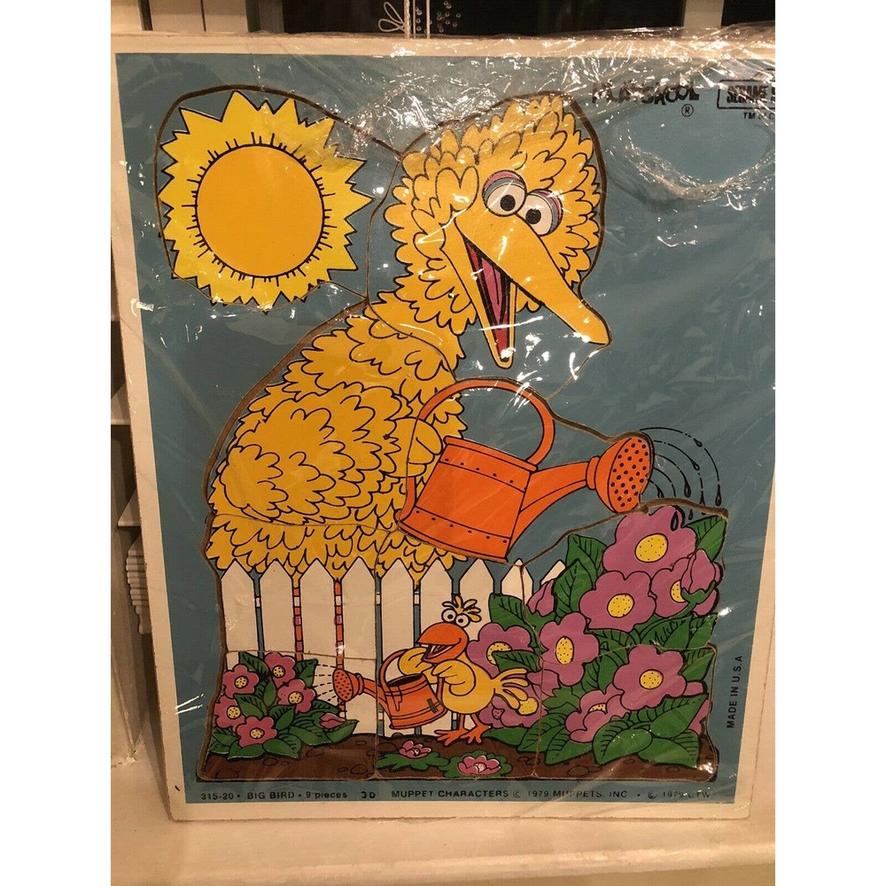 Rare Vintage 1979 Sesame Street Puzzle